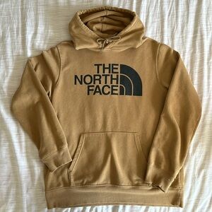 The North Face Men's Brown Tan Black M Pullover Hoodie Outdoors Hiking